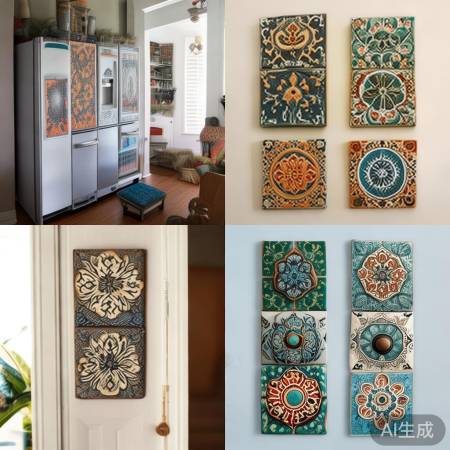 多用途粘土贴片,创意装饰新家。