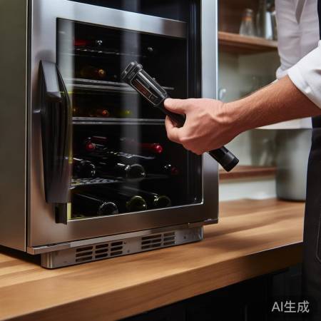 红酒柜温度计监测法