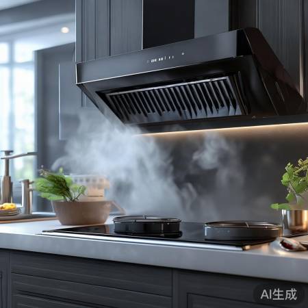 智能油烟机自动清洗，厨房清新无