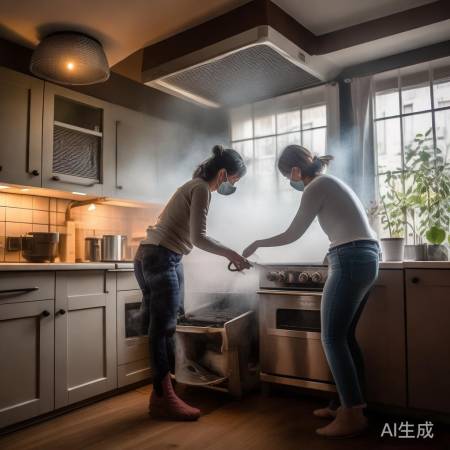 火碱清洁油烟机,通风处安全无忧