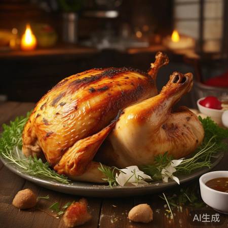 新鲜烤鸡口感佳,健康美味选新鲜