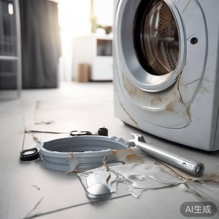 洗衣机漏水,换密封圈,型号匹配