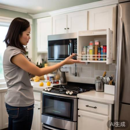 厨房抽油烟机柜收纳妙招,打造整