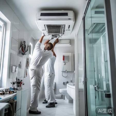 卫生间中央空调安装步骤分享