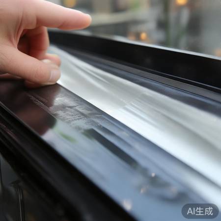 新型自粘保护膜,撕贴简单方便。