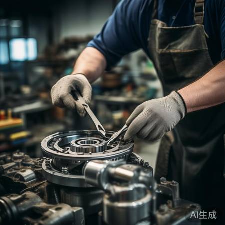 轴承拆装耐心关键，技巧分享。