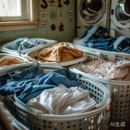 衣物分类，避免混洗。