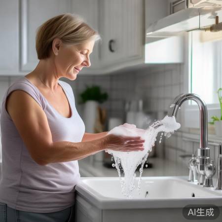 勤洗手防感冒,保健康。