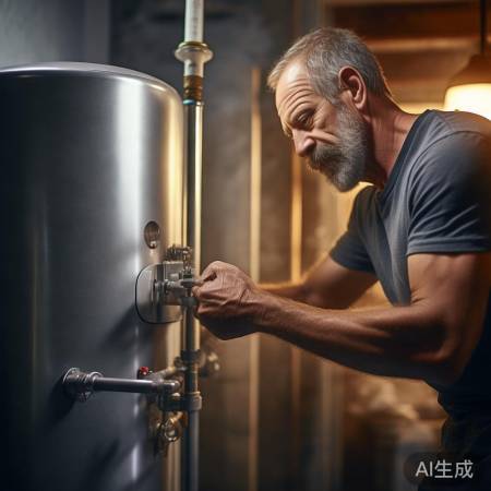 “热水器定期查，防漏护安全”