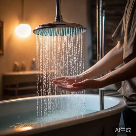 浴缸淋浴喷头高度自测法