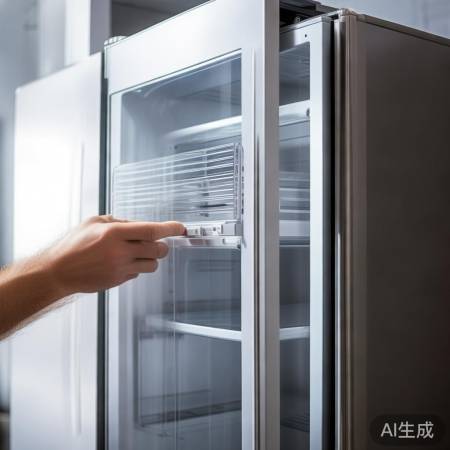 检查冰箱风门开合顺畅