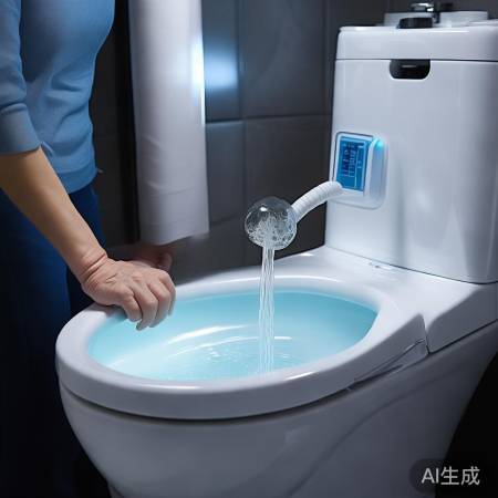 智能马桶安全检查:水温适中,喷
