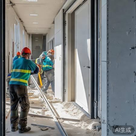 门装谨防杂乱，试开确保流畅。