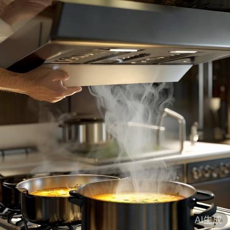 调节导烟板,提升抽油烟效。