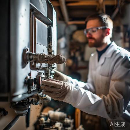 检查壁挂炉燃烧器，清理堵塞