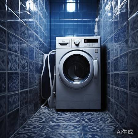 卫生间狭小,洗衣机布局受限