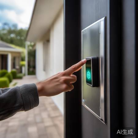 指纹门禁，生活幸福感倍增。