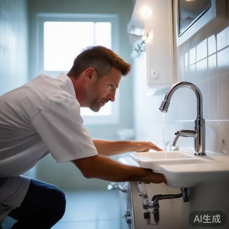 安装完成,水源测试,无漏则成功