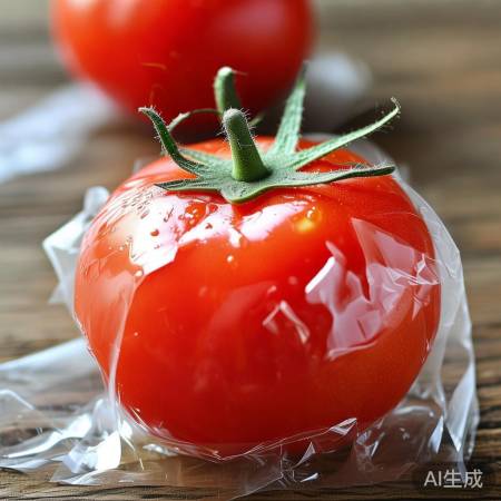 保鲜膜延长西红柿保鲜。
