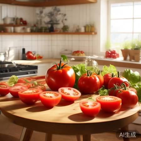 西红柿含番茄红素,护心血管。