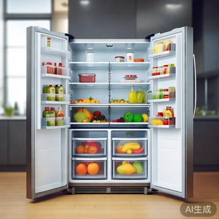 空间利用达人冰箱,厨房好帮手。