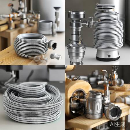 波纹管规格匹配热水器接口,确保