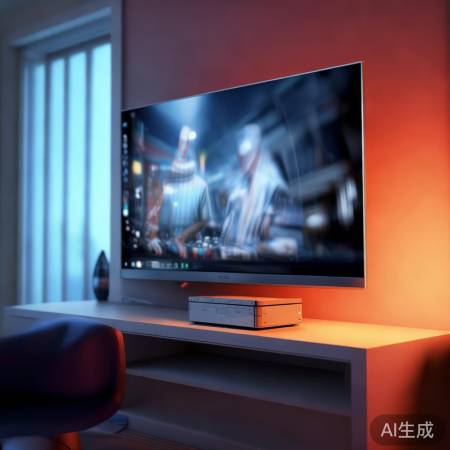 电视画面模糊,调整分辨率解决。