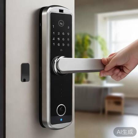 智能锁多解锁方式,方便快捷。