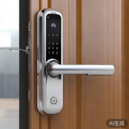 智能锁四重开锁,远程操控便捷。