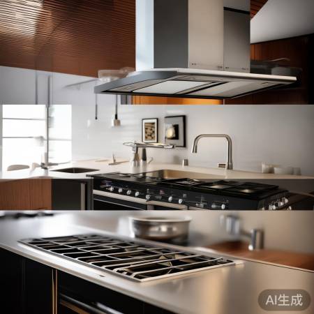 壁挂岛台抽油烟机,家庭厨房新选