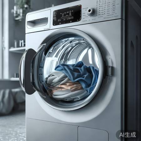 智能洗衣机，自动节水省心。