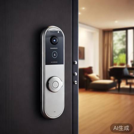 智能锁,人脸识别,科幻成现实。