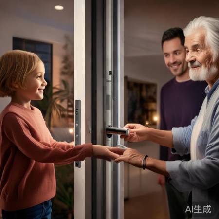 智能锁人脸识别,家人权限个性化