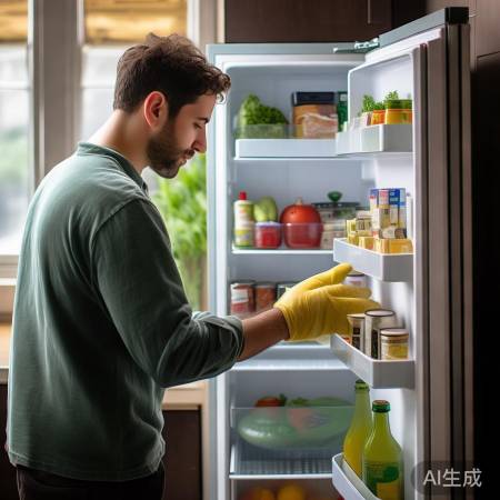 冰箱清洁,卫生常伴。