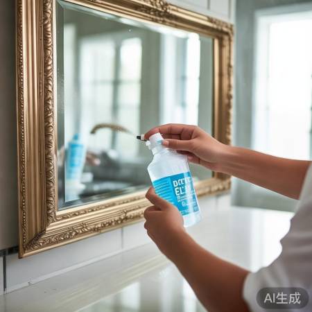 镜面清洁剂，除油渍，如新镜面