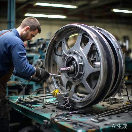 拆波轮部件,记位置,螺丝刀扳手