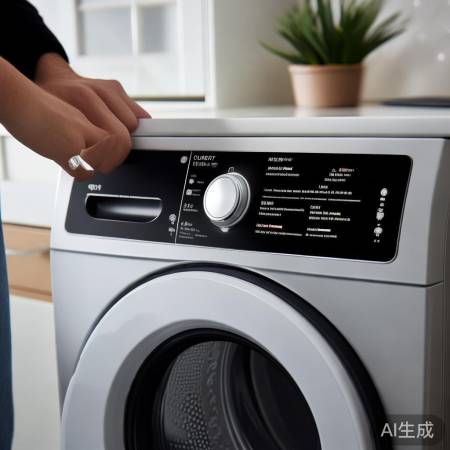 洗衣机调时间，选合适程序。