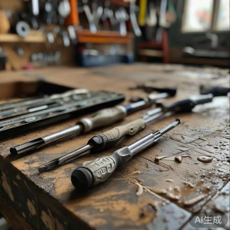 准备一字螺丝刀或套装。