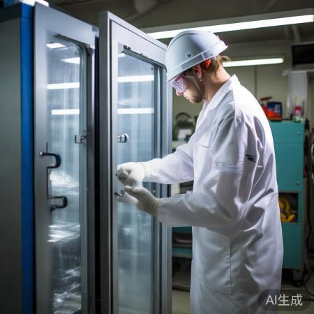 拆卸消毒柜门板,螺丝刀助力。