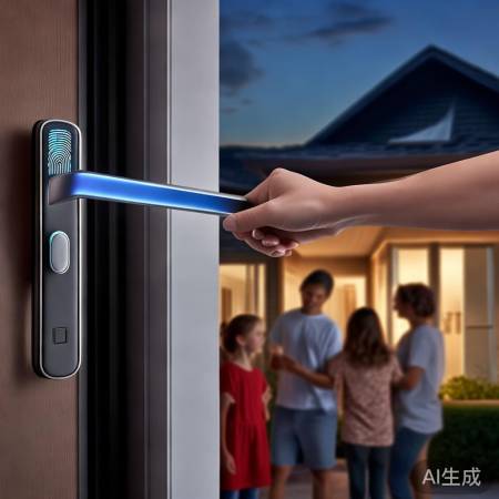 “米家指纹锁,生活更安心!”