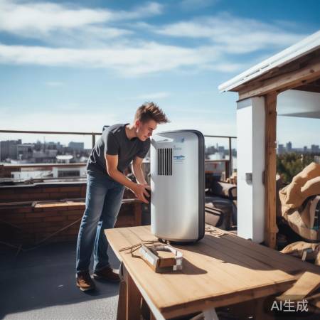 确定通风干燥顶楼安装位置