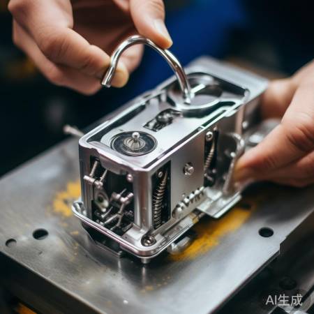 组装锁体,拧紧螺丝,指纹测试。