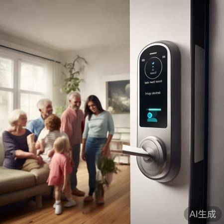老人小孩安全锁,一键防撬报警。