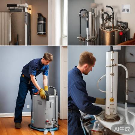 接水管，关总阀，热水器水管装对