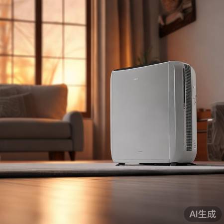 “空气能噪音低,睡眠更贴心。”