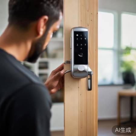 指纹锁安装,自装方便,专业更可