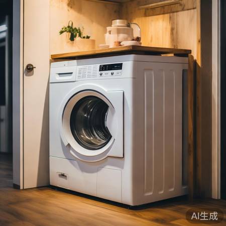 “洗衣机架高,空间省省省”