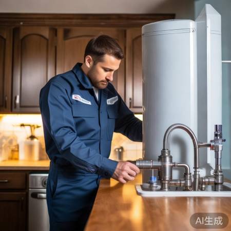 “连接水管,检查密封,防漏无忧