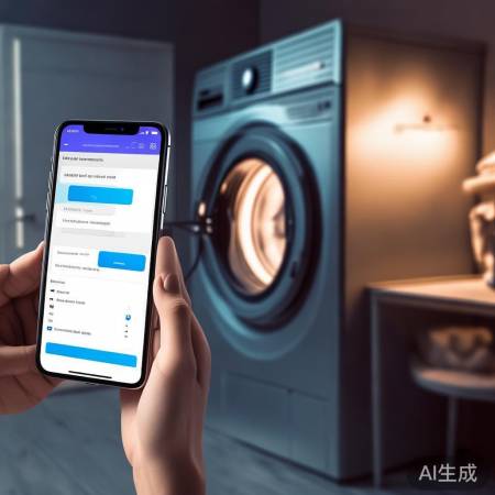 智能洗衣机，手机APP控温节能