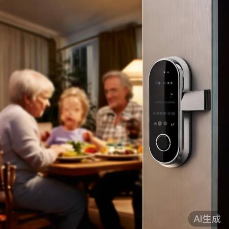 家庭安全,智能锁守护。
